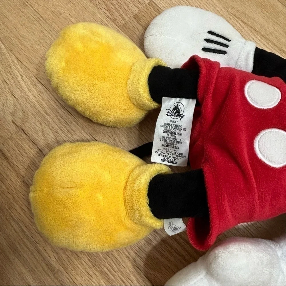 Mickey Mouse Large Plush Disney Kids Toy Black Red Stuffed Animal